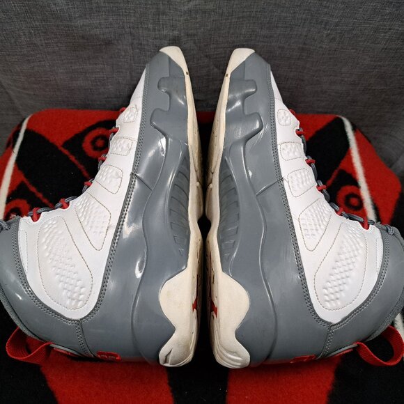 %Size 11 Nike Air Jordan 9 Retro Fire Red Mens CT8019-162 / AJ20